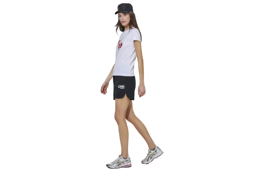 Body Action Slim Fit Γυναικείο Κοντομάνικο T-Shirt Λευκό
