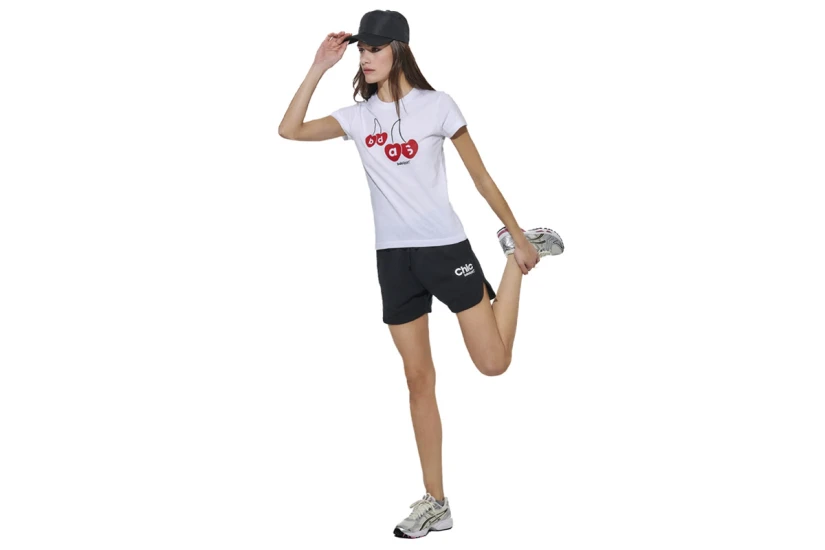 Body Action Slim Fit Γυναικείο Κοντομάνικο T-Shirt Λευκό