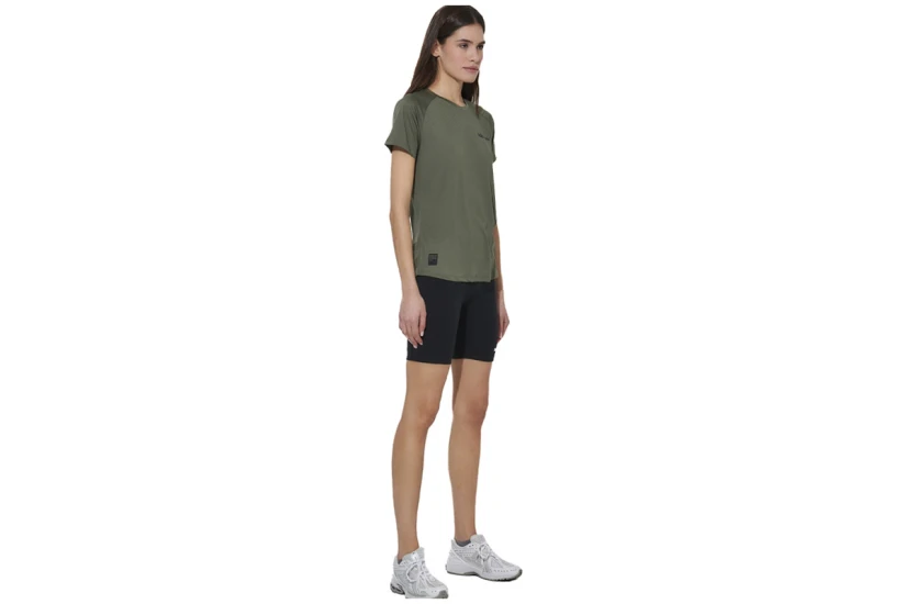 Body Action Training Γυναικείο Κοντομάνικο T-Shirt Χακί
