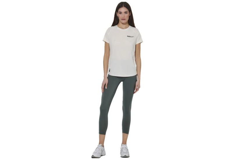 Body Action Training Γυναικείο Κοντομάνικο T-Shirt Εκρού