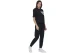 Body Action Mercerised Γυναικείο Κοντομάνικο T-Shirt Μαύρο