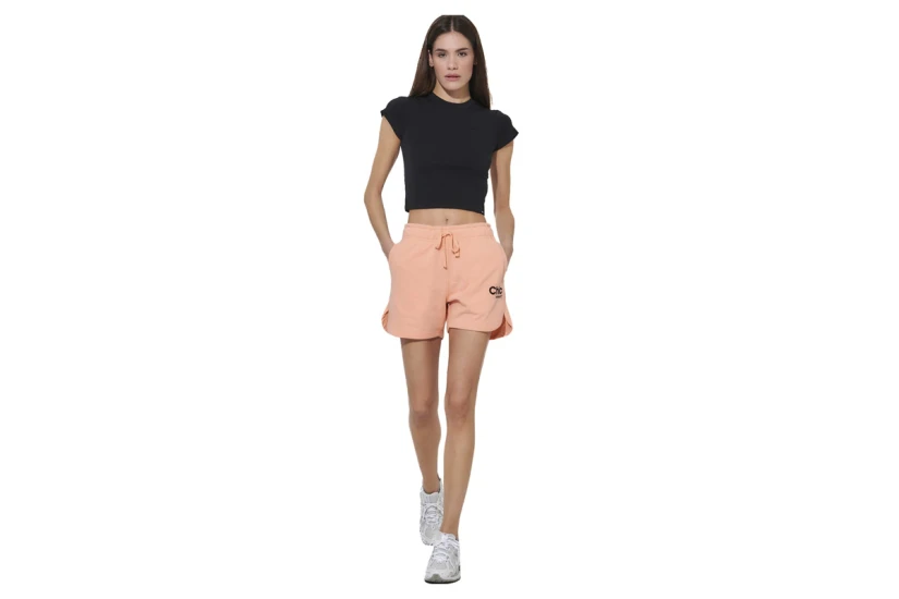 Body Action Stretch Jersey Γυναικείο Κοντομάνικο Cropped T-Shirt Μαύρο