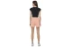 Body Action Stretch Jersey Γυναικείο Κοντομάνικο Cropped T-Shirt Μαύρο