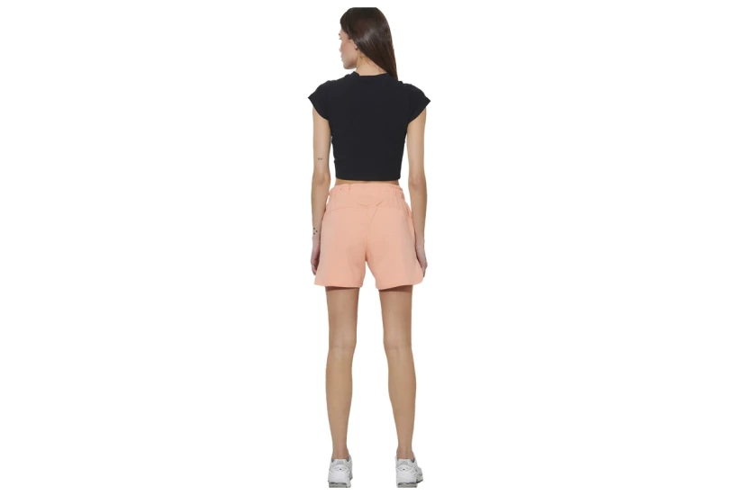 Body Action Stretch Jersey Γυναικείο Κοντομάνικο Cropped T-Shirt Μαύρο