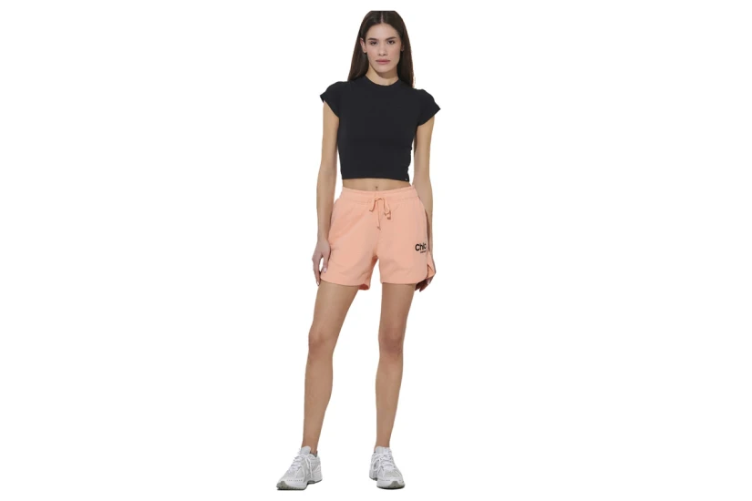 Body Action Stretch Jersey Γυναικείο Κοντομάνικο Cropped T-Shirt Μαύρο