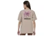 Body Action Graphic Γυναικείο Κοντομάνικο T-Shirt Μπεζ