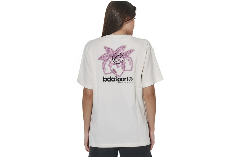 Body Action Graphic Γυναικείο Κοντομάνικο T-Shirt Λευκό