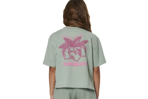 Body Action Graphic T-Shirt (052603 PISTACHIO GREEN-07A)