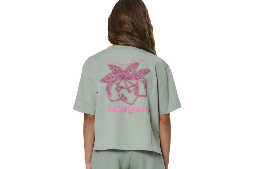 Body Action Graphic Παιδικό Κοντομάνικο T-Shirt Φυστικί