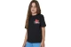 Body Action Floral Print Παιδικό Κοντομάνικο T-Shirt Μαύρο