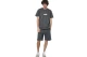 Body Action Natural Dye Oversized Κοντομάνικο T-Shirt Γκρι, Εκρού