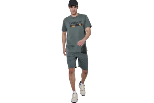 Body Action Logo T-Shirt Ανδρικό (053616 BALSAM GREEN-07A)