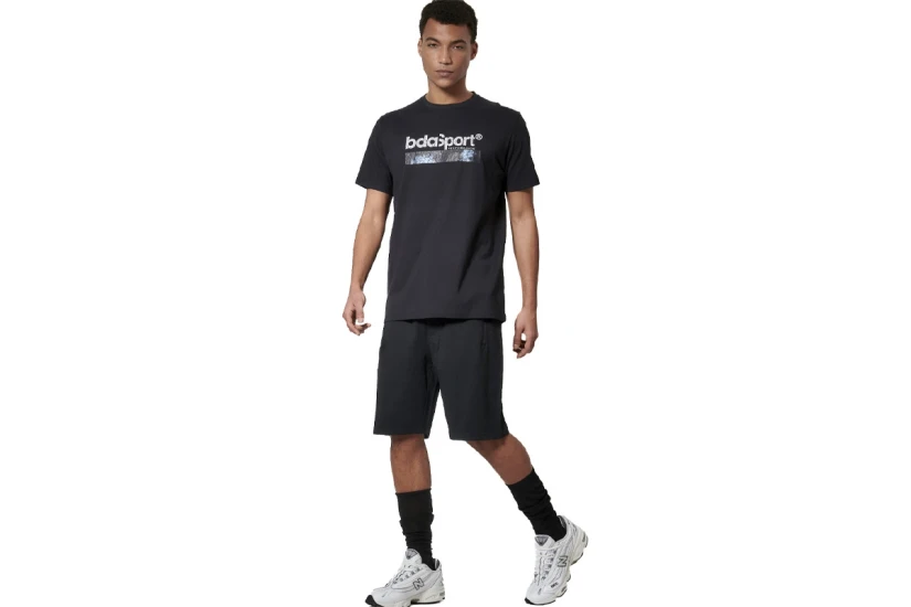 Body Action Logo Ανδρικό Κοντομάνικο T-Shirt Μαύρο