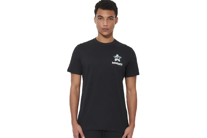 Body Action Slim Fit Ανδρικό Κοντομάνικο T-Shirt Μαύρο
