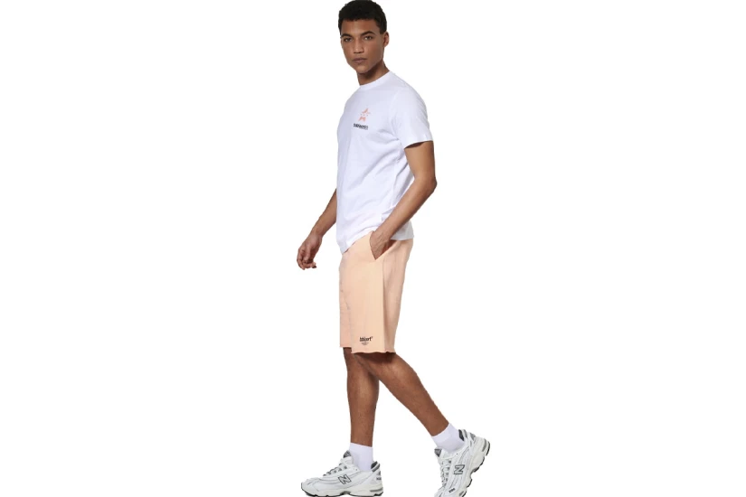 Body Action Slim Fit Ανδρικό Κοντομάνικο T-Shirt Λευκό