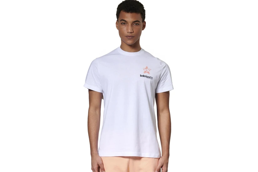 Body Action Slim Fit Ανδρικό Κοντομάνικο T-Shirt Λευκό