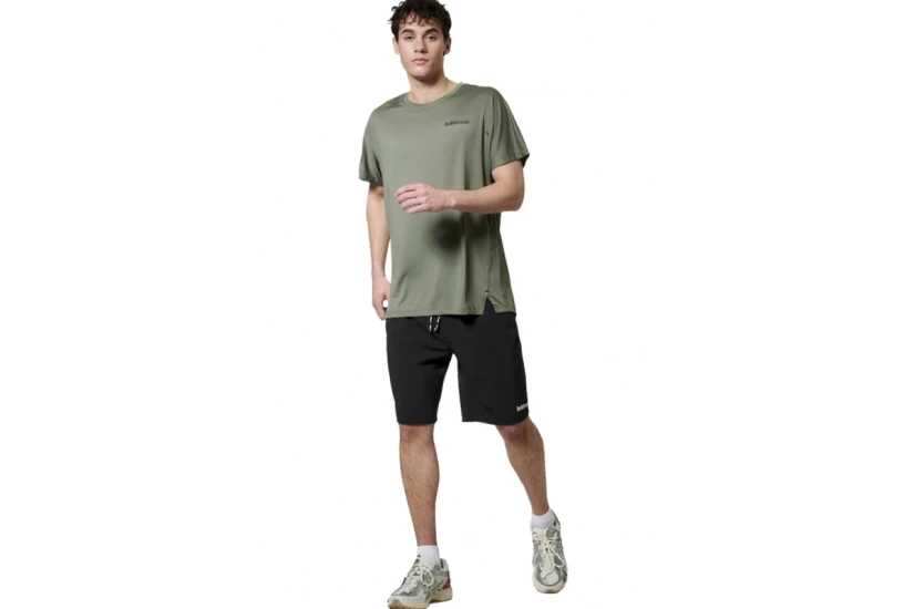 Body Action Workout Ανδρικό Κοντομάνικο T-Shirt Χακί