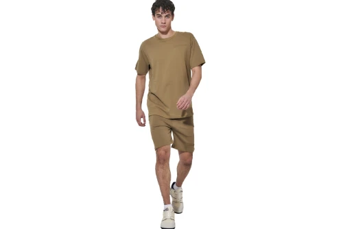 Body Action Regular Fit Pique T-Shirt Ανδρικό (053626 COVERT GREEN-07F)