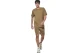 Body Action Regular Fit Pique Ανδρικό Κοντομάνικο T-Shirt Λαδί