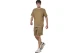Body Action Regular Fit Pique Ανδρικό Κοντομάνικο T-Shirt Λαδί