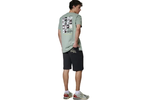 Body Action Graphic T-Shirt Ανδρικό (053628 PISTACHIO GREEN-07A)