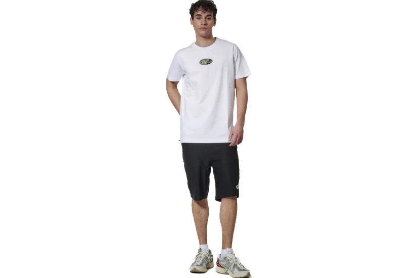 Body Action Graphic Ανδρικό Κοντομάνικο T-Shirt Λευκό