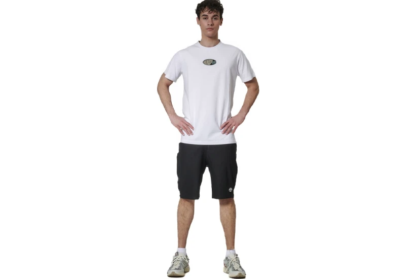 Body Action Graphic Ανδρικό Κοντομάνικο T-Shirt Λευκό