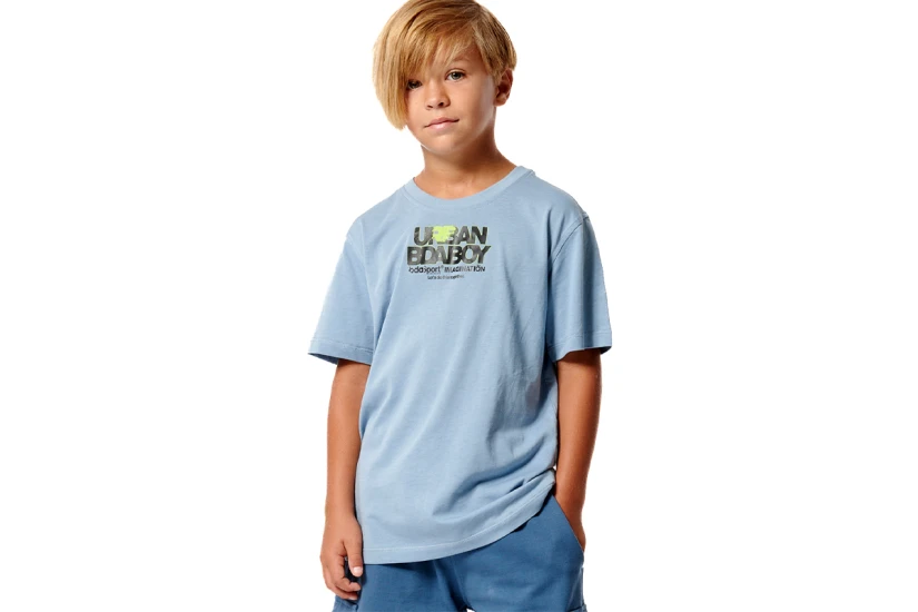 Body Action Παιδικό Κοντομάνικο T-Shirt Σιέλ