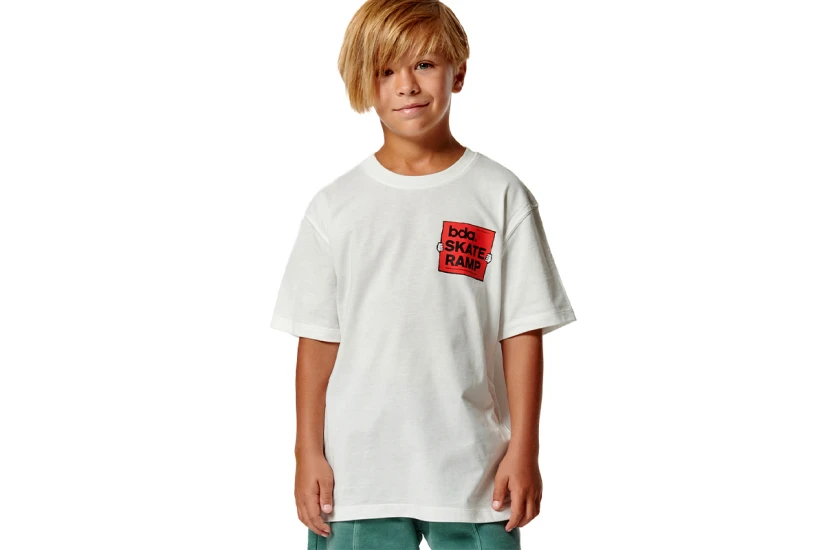 Body Action Παιδικό Κοντομάνικο T-Shirt Λευκό