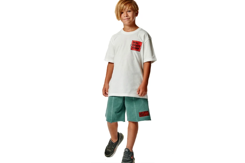 Body Action Παιδικό Κοντομάνικο T-Shirt Λευκό