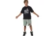 Body Action Heavy Jersey Graphic Παιδικό Κοντομάνικο T-Shirt Μαύρο