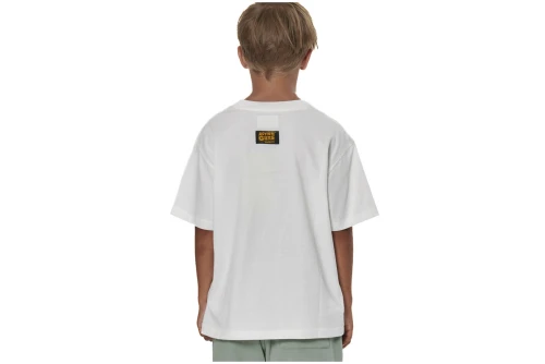 Body Action Heavy Jersey Graphic T-Shirt (054604 WHITE ALYSSUM-05A)