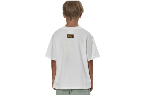 Body Action Heavy Jersey Graphic T-Shirt (054604 WHITE ALYSSUM-05A)