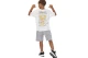 Body Action Heavy Jersey Graphic Παιδικό Κοντομάνικο T-Shirt Λευκό