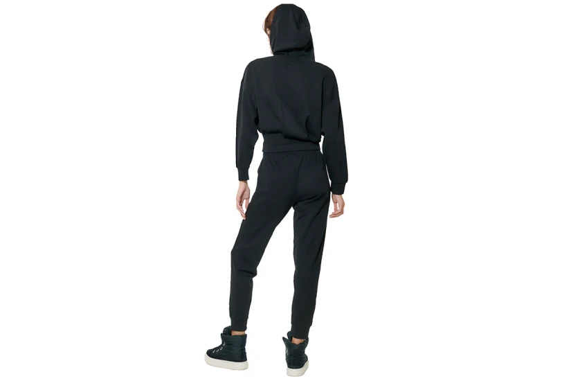 Body Action Crop Modal Hoodie Γυναικείο (061622 BLACK-01)