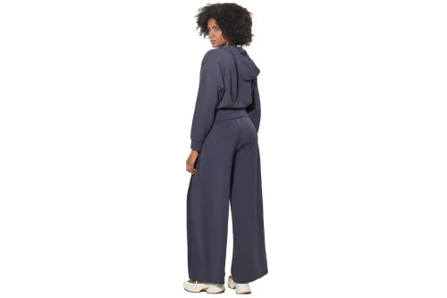 Body Action Crop Modal Hoodie Γυναικείο (061622 EBONY BLUE-04E)