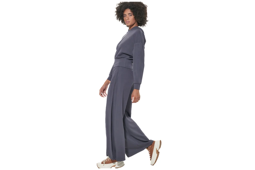 Body Action Crop Modal Hoodie Γυναικείο (061622 EBONY BLUE-04E)