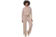 Body Action Crop Modal Μπλούζα Με Λαιμόκοψη Γυναικεία (061623 MOCHA MERINGUE -05E)