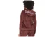 Body Action Velour Hoodie Ζακέτα Βελουτέ Γυναικεία (071622 BURGUNDY BROWN-06)