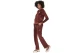 Body Action Velour Hoodie Ζακέτα Βελουτέ Γυναικεία (071622 BURGUNDY BROWN-06)