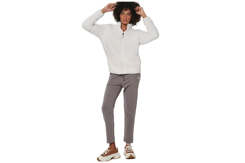 Body Action Fluffy Ζακέτα Fleece Γυναικεία (071624 ARCTIC WOLF ECRU-05A)