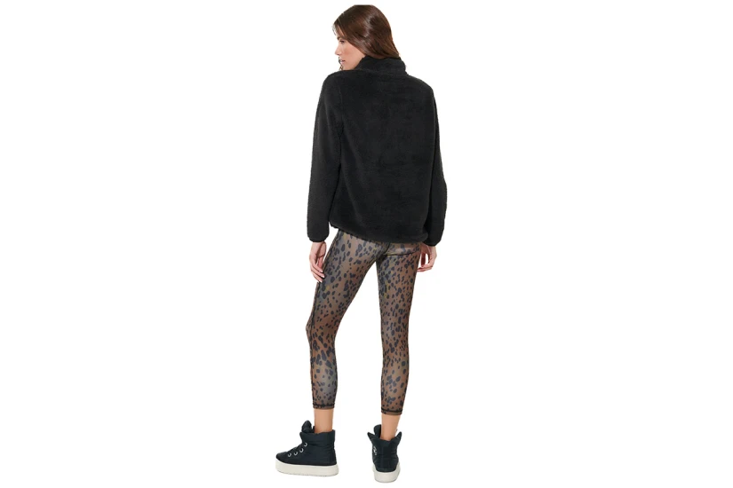 Body Action Fluffy Ζακέτα Fleece Γυναικεία (071624 BLACK-01)