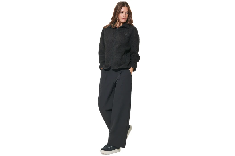 Body Action Oversized Boucle-Fleece Ζακέτα Sherpa Γυναικεία (071629 BLACK-01)