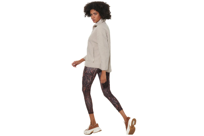Body Action Oversized Boucle-Fleece Ζακέτα Sherpa Γυναικεία (071629 MOONBEAM GREY MELANGE)