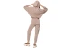 Body Action Womens Modial Crop Jacket (071632 MOCHA MERINGUE-05E)