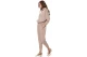 Body Action Womens Modial Crop Jacket (071632 MOCHA MERINGUE-05E)