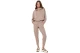 Body Action Womens Modial Crop Jacket (071632 MOCHA MERINGUE-05E)
