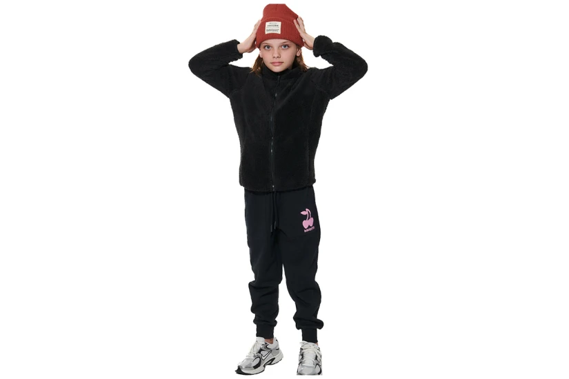 Body Action Fluffy Ζακέτα Sherpa (072606 BLACK-01)