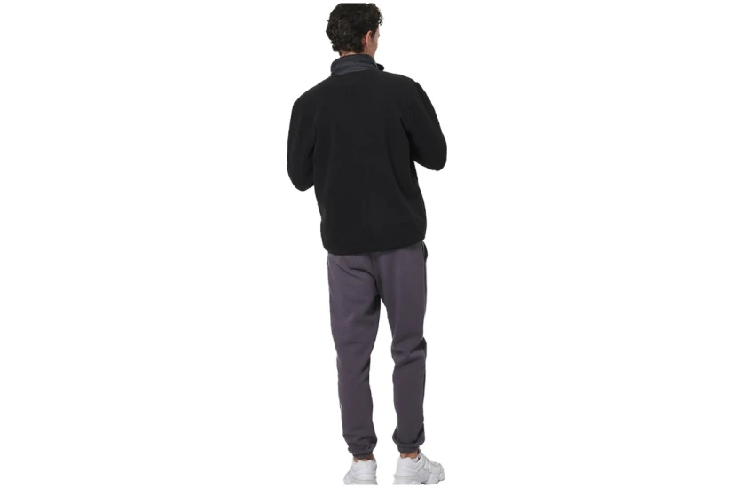 Body Action Ζακέτα Sherpa Ανδρική (073531 BLACK-01)