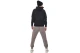 Body Action Fleece Ζακέτα Βαμβακερή Ανδρική (073620 BLACK-01)